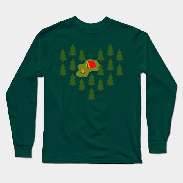 Love of Camping Long Sleeve T-Shirt by XOOXOO